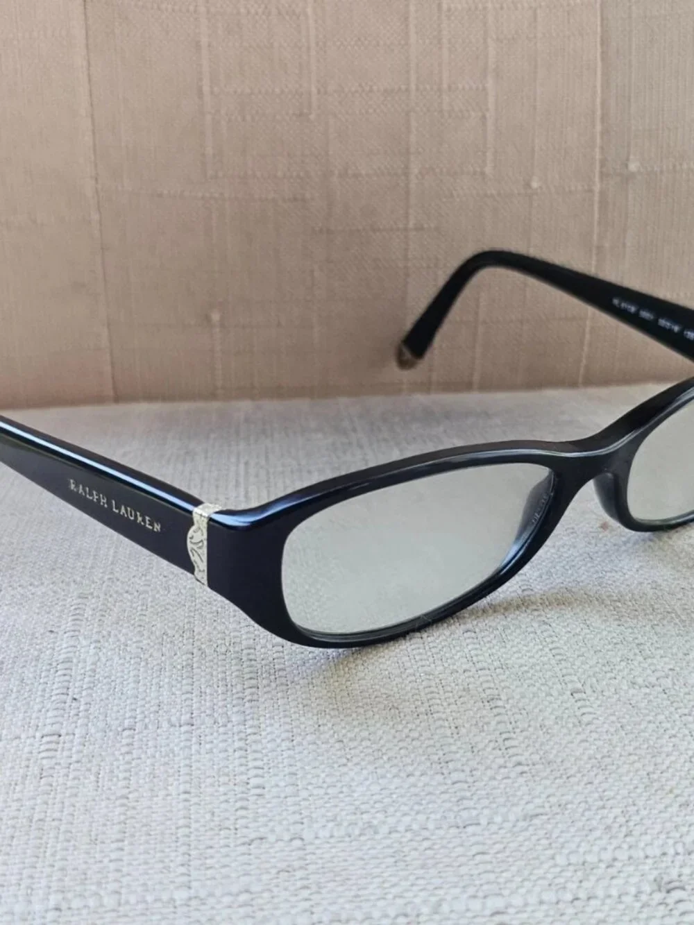 Vintage Ralph Lauren Glasses Frame Black Eyeglasses RL6108 5001 Eyewear Frame